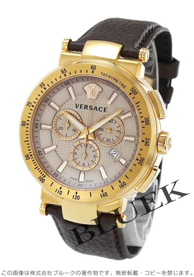 ビンテージ時計shop良品 VERSACE ミスティックスポーツ クロノグラフ  メンズ腕時計 843