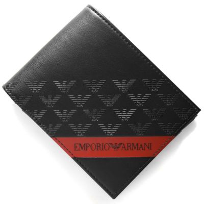 エンポリオアルマーニ 二つ折り財布 財布 メンズ イーグルマーク ブラック Y4R165 Y138E 81072 EMPORIO ARMANI  |ブランド腕時計通販なら「 ブルークウォッチカンパニー 心斎橋店」