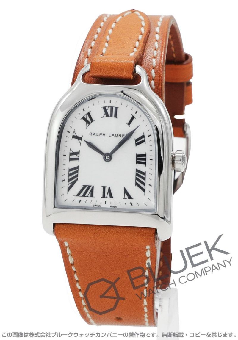 海外限定【Ralph Lauren】Stirrup スモールリンクスチール腕時計 Small-Link Steel Watch