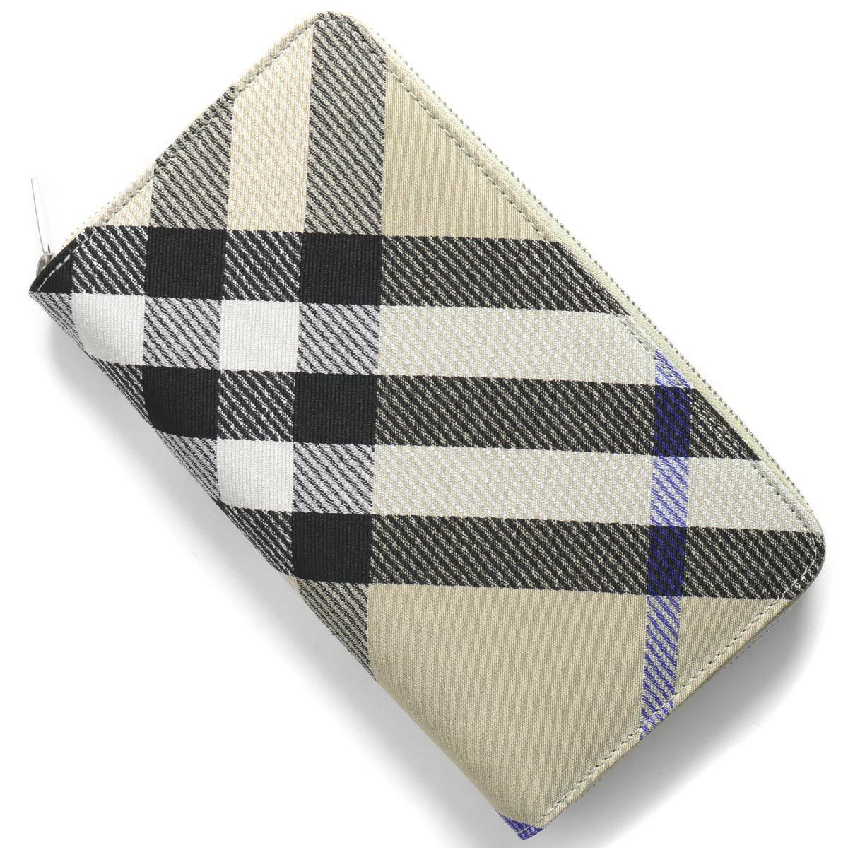 送料込み！ 極美品 BURBERRY 長財布 ベージュ チェック 332  