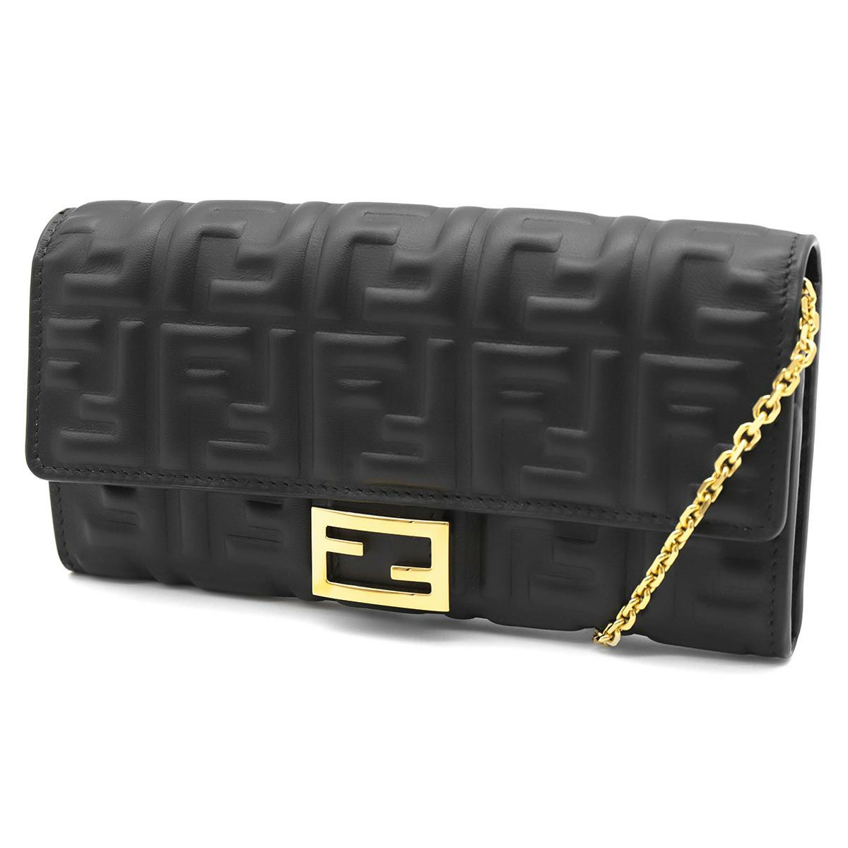 フェンディ チェーンウォレット/長財布 バッグ レディース エフ イズ 