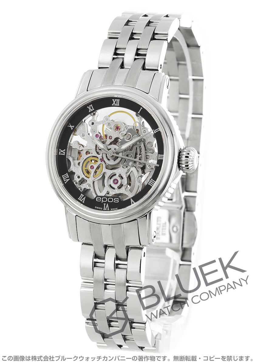 エポス EPOS 3423SKBK エモーション スケルトン 自動巻き メンズ  