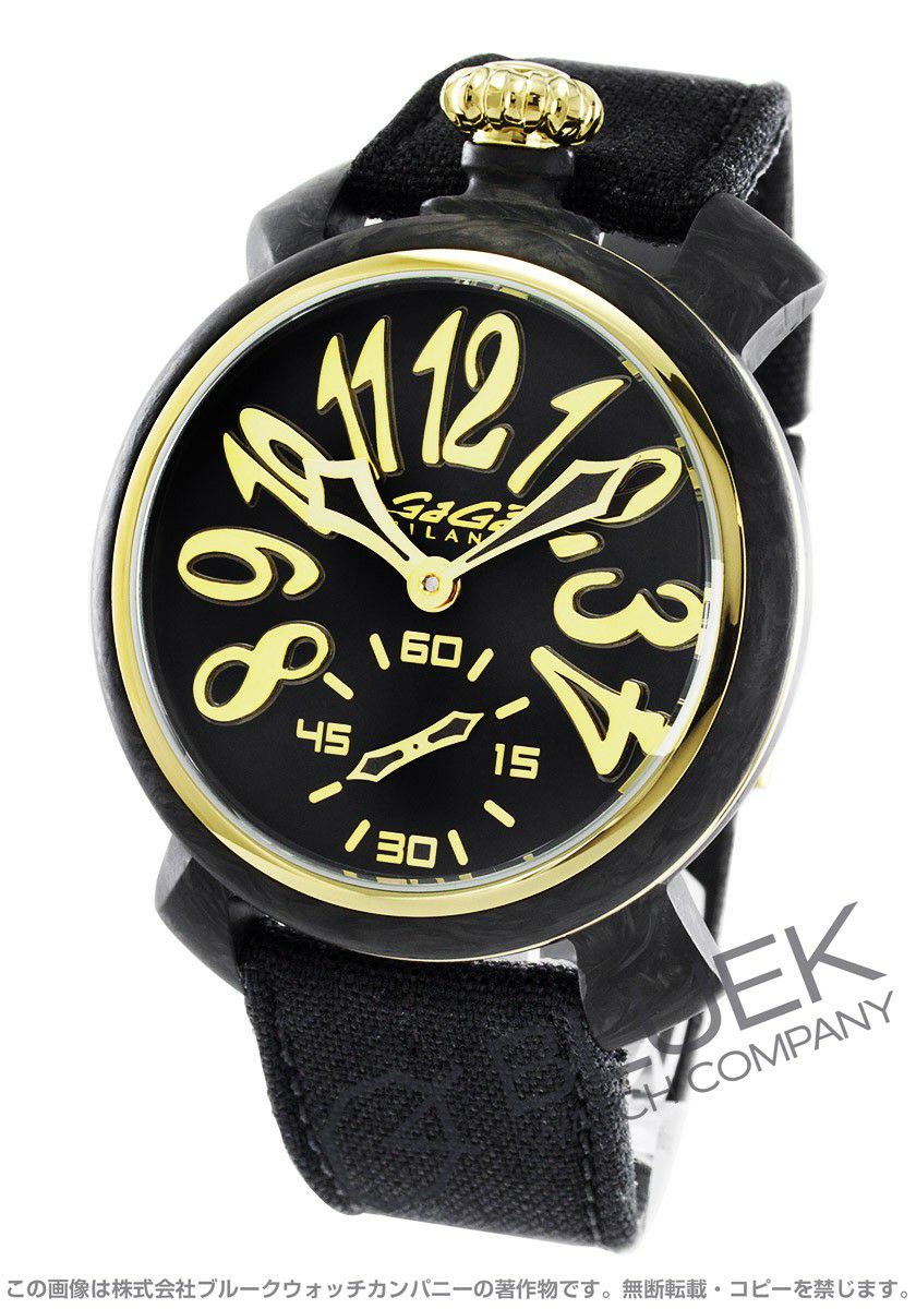 大感謝SALE】【数量限定特価】ガガミラノ マヌアーレ48mm カーボン 