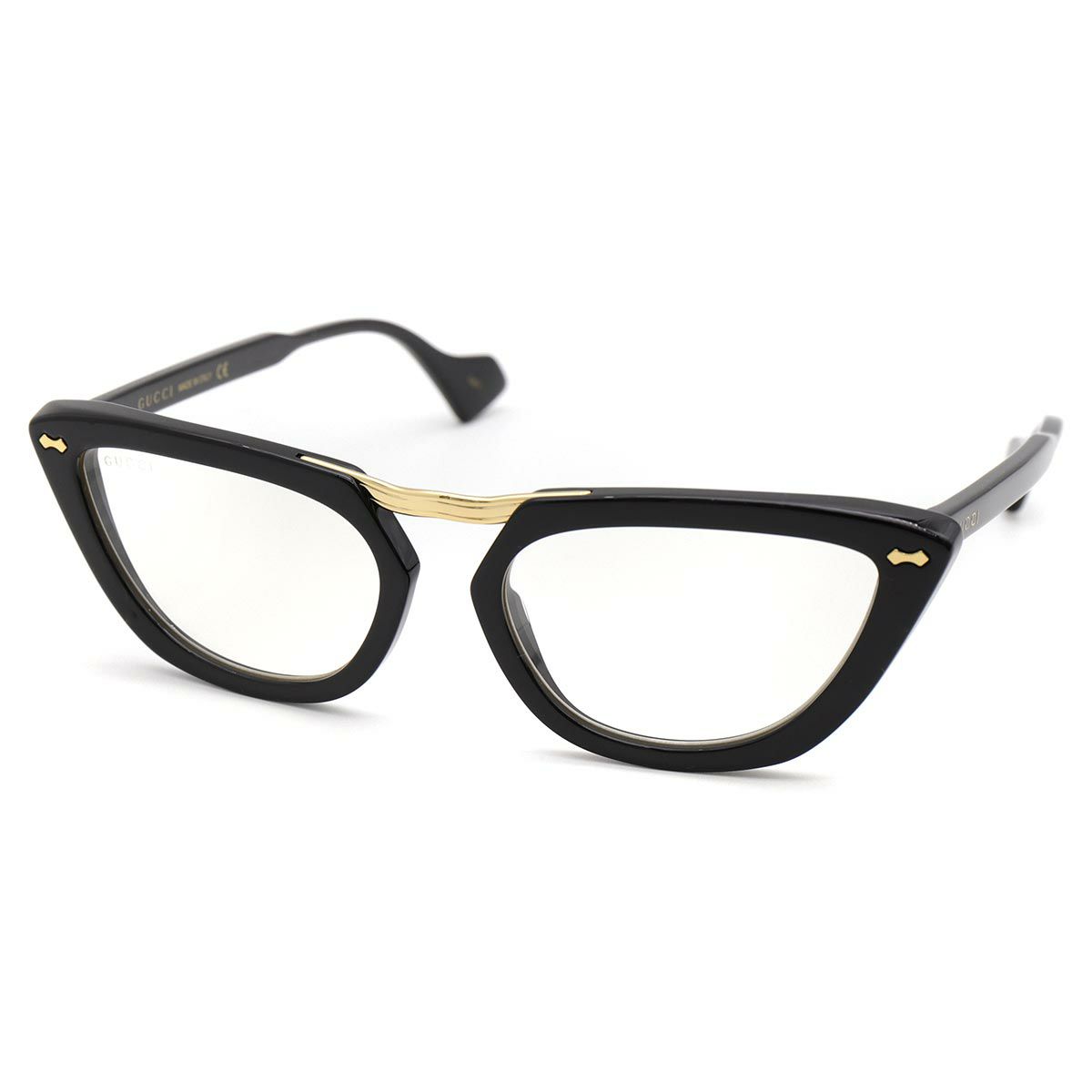 グッチ サングラス メンズ キャットアイ UVカット ブラック  