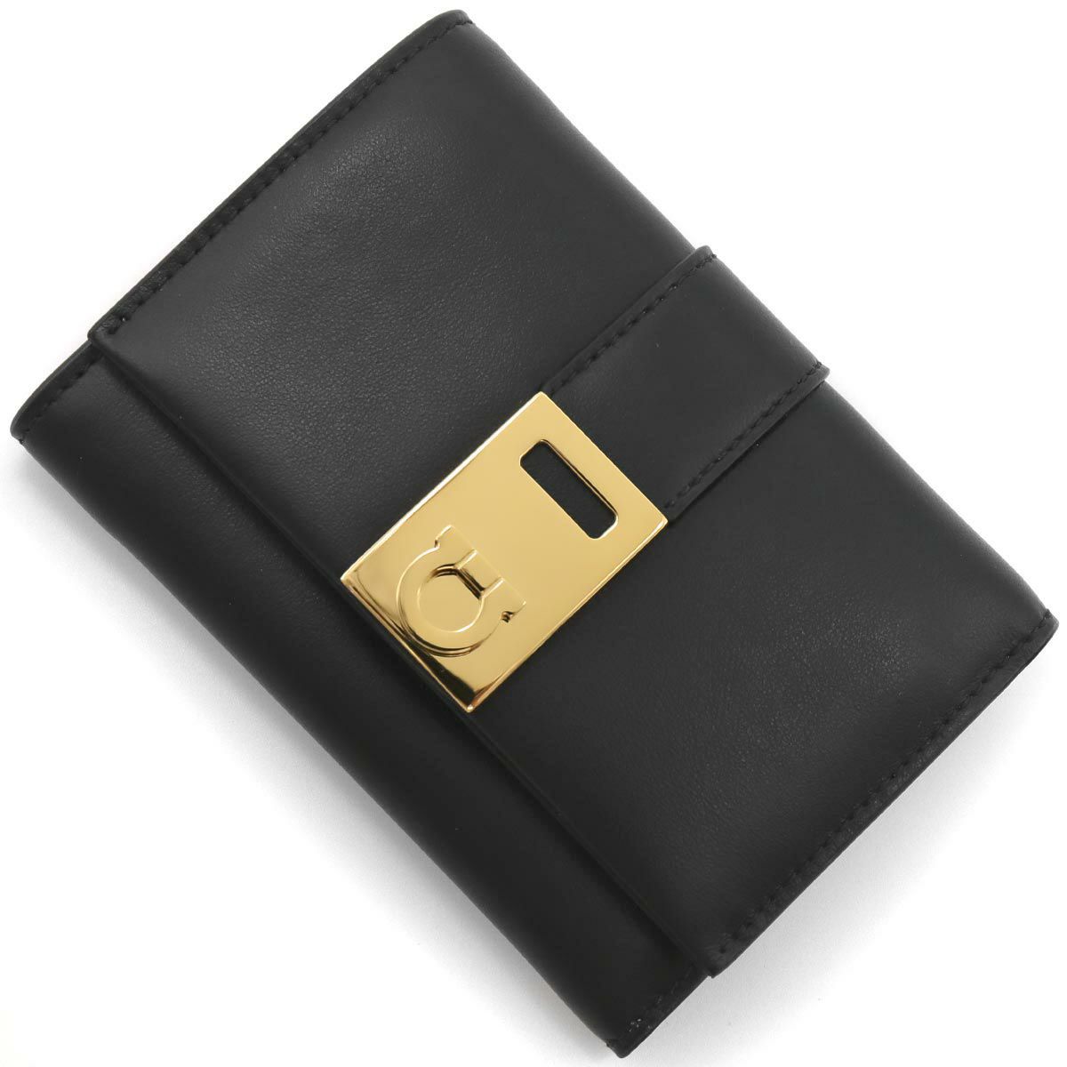 フェラガモ 三つ折り財布 財布 レディース ガンチーニ バイカラー  