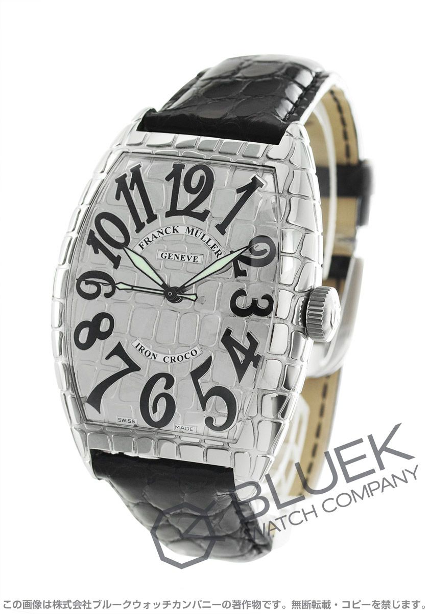 フランクミュラー トノーカーベックス アイアンクロコ クロコレザー  