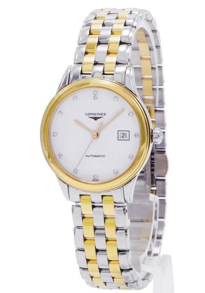 ロンジン LONGINES スイス製 純正バックル シルバー色 観音開き imgrc0096543170.jpg