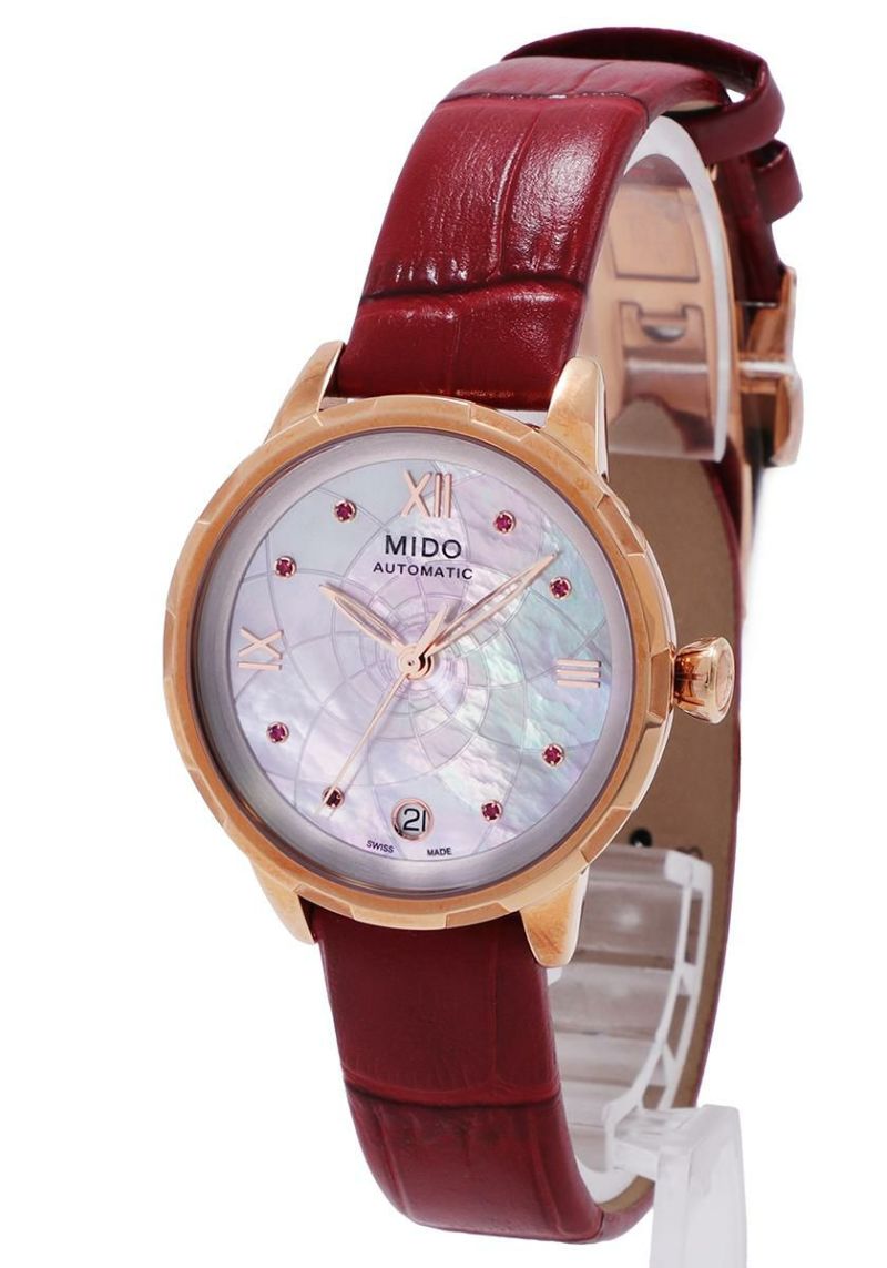 MIDO ミドー レインフラワー 自動巻き機械式 レディース ドレス ウォッチ Amazon.co.jp: [ミドー] レディース ドレスウォッチ 80時間駆動