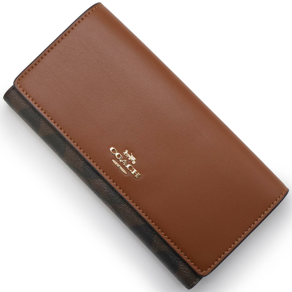 コーチ 長財布（札入れ） 財布 レディース シグネチャー 二つ折り  