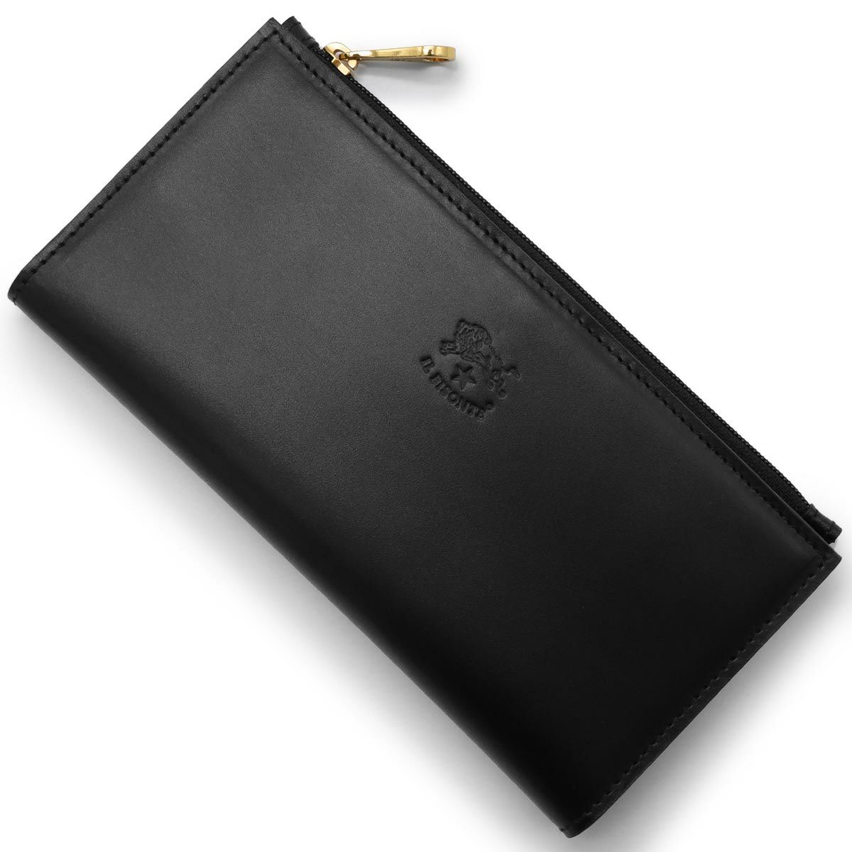 イルビゾンテ 長財布 財布 レディース 二つ折り ブラック SCW068  