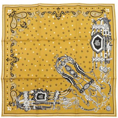 HERMES エルメス カレジェアン 140 ボタニカグラフィカ ショール