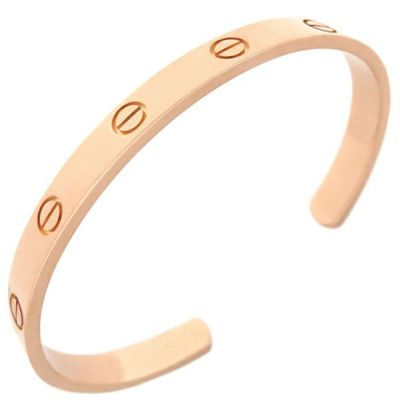 カルティエ ブレスレット LOVE ラブブレス オープン K18PG