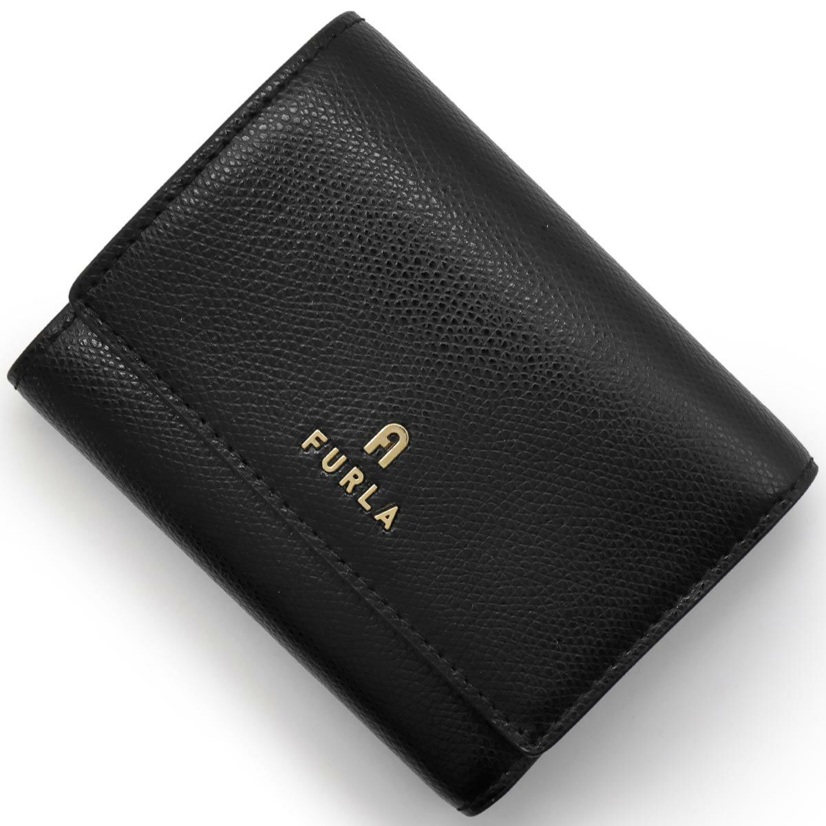 フルラ 二つ折り財布 財布 レディース カメリア ミディアム ブラック  