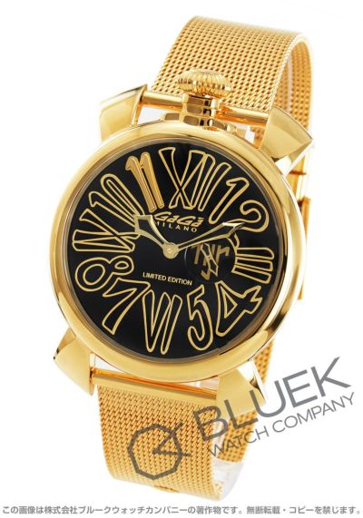 ガガミラノスリム46mm ゴールド 腕時計(アナログ) クリアランスオンラインストア