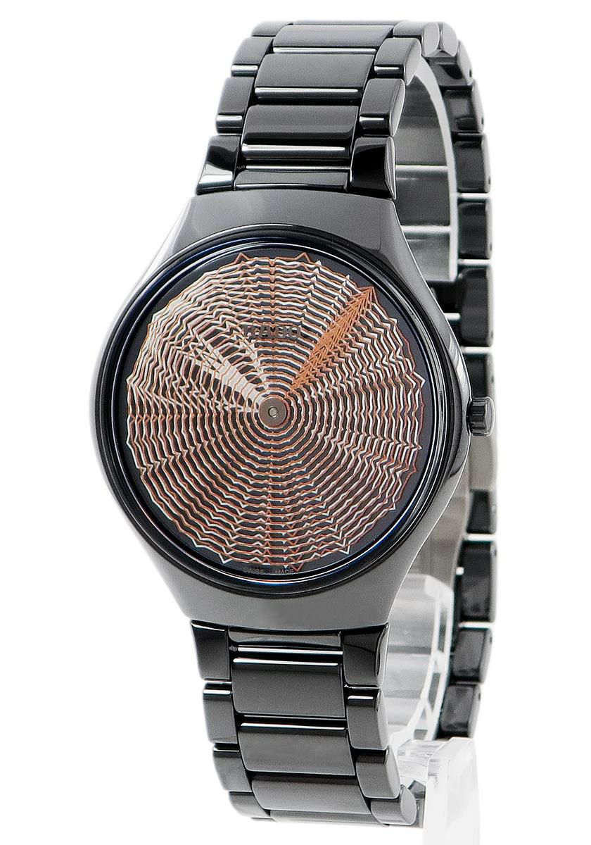 ラドー 腕時計 メンズ レディース トゥルーシンライン 黒 ブラック  