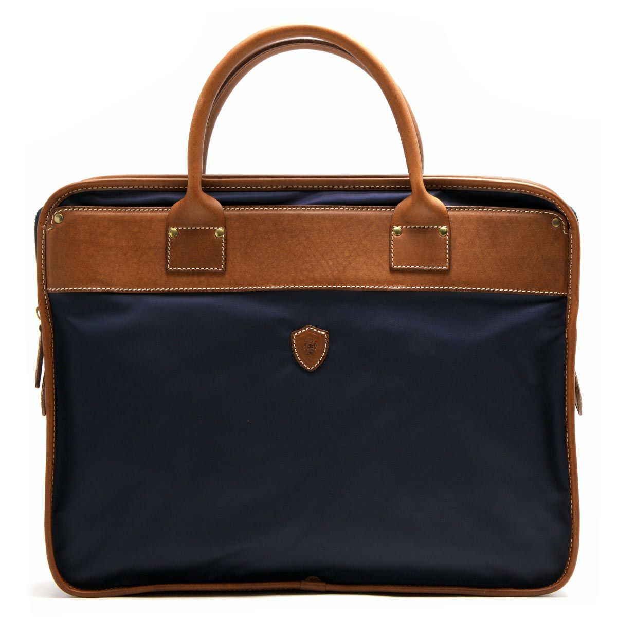 フェリージ ビジネスバッグ バッグ メンズ ネイビーブルー&ライト  