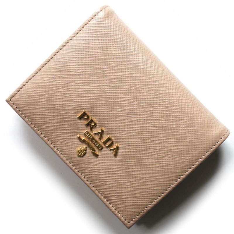 プラダ 二つ折り財布 財布 レディース サフィアーノ メタル チプリア